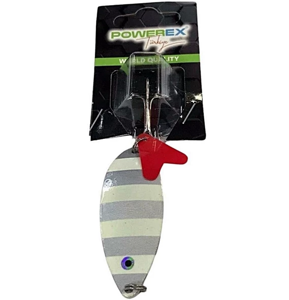 Powerex Clio 27 gr. 6,5 cm. 5567 Glow Metal Kaşık Sahte Yem Turna Kaşığı Glow ürün görseli 1