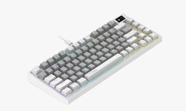 PTTAVM: Shuriken ES10 SANSEI RGB Mekanik Türkçe Klavye 1.06inç TFT