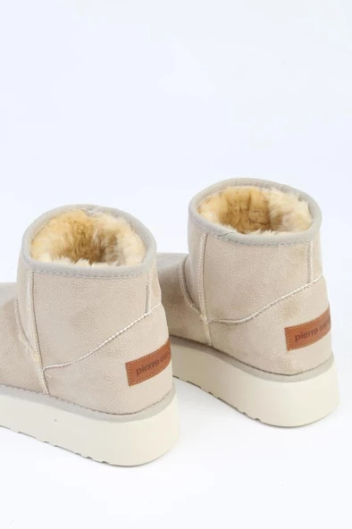 Pierre Cardin PC-52710 Kadın Bot Bej 36-40 - Resim 4