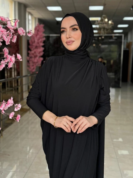 Gala Elbise Siyah - Resim 4