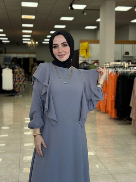 Eda Elbise Gri - Resim 2