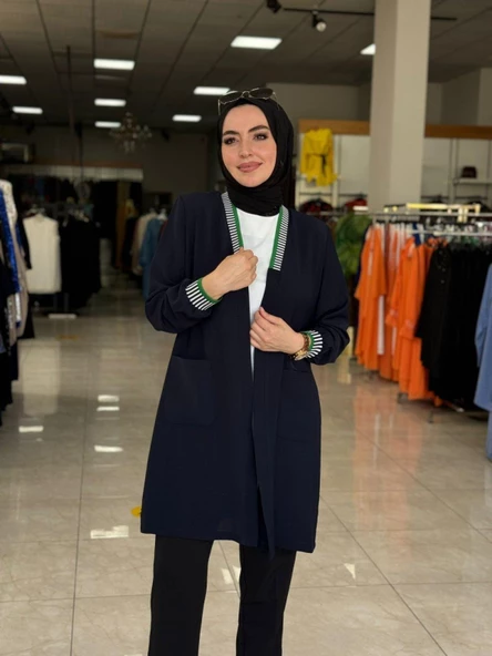 Melisa Takım Lacivert - Resim 3