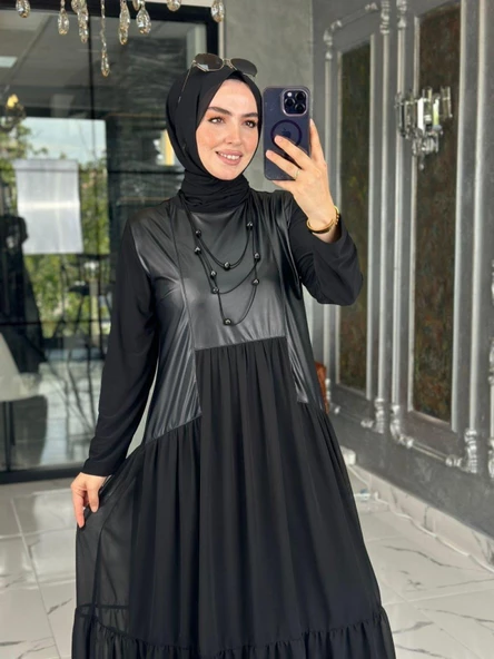 Helin Elbise Siyah - Resim 2