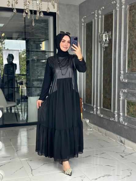 Helin Elbise Siyah - Resim 3