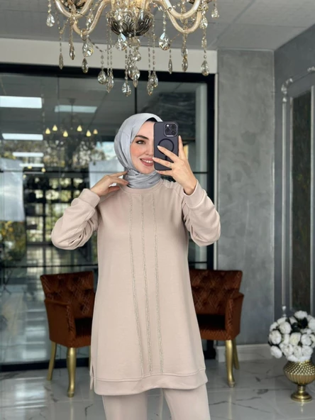 Vera Takım-Bej Bej - Resim 4