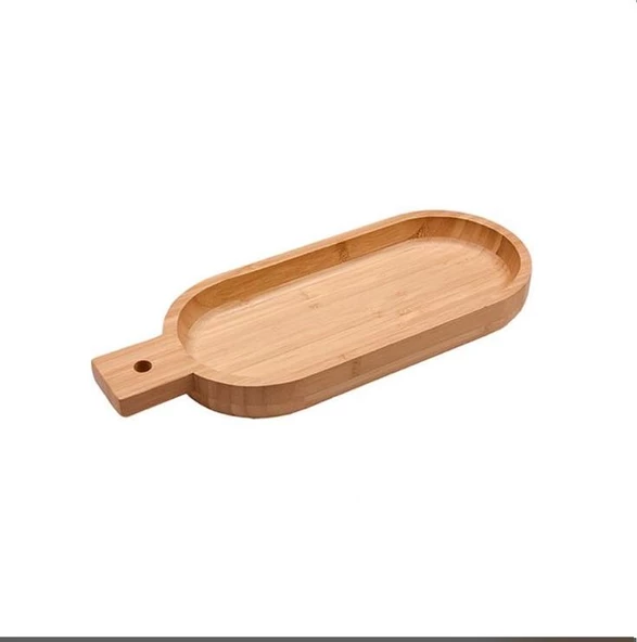 Bambu Sunum Tabağı Salata Meyve Çerez Kasesi ürün görseli 1