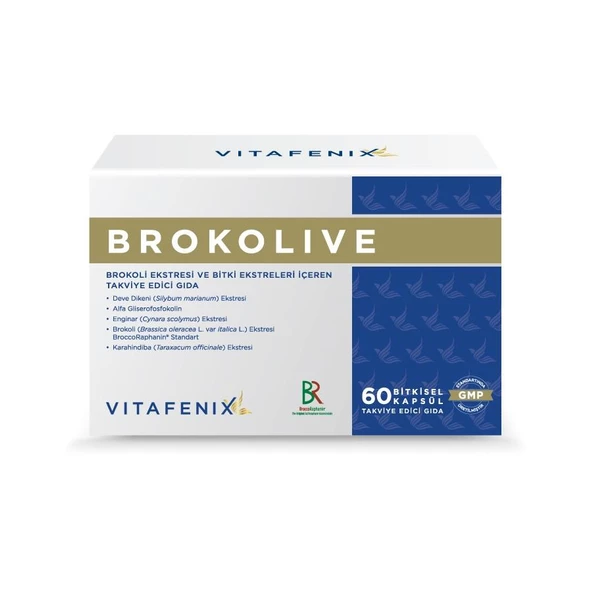 Vitafenix Brokolive Brokoli Ekstresi 60 Bitkisel Kapsül ürün görseli 1