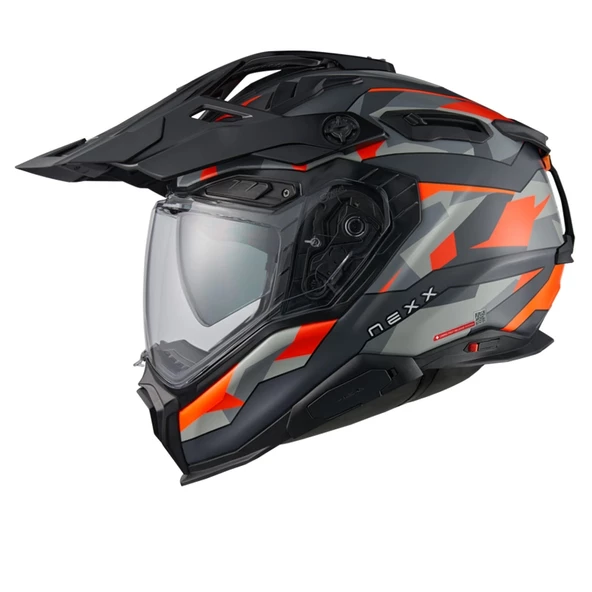 NEXX X.WED 3 TRAILMANIA MAT GRİ-TUTUNCU KASK ürün görseli 1