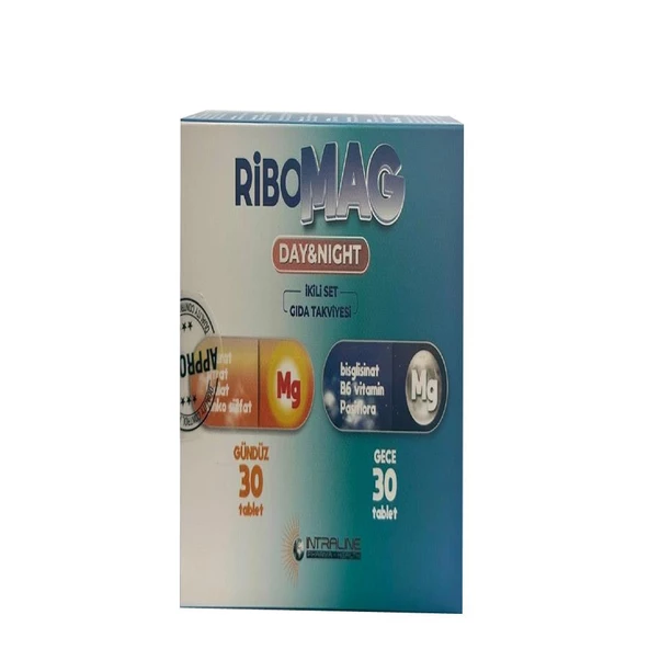 RiboMag Day & Night 30 + 30 Tablet ürün görseli 1