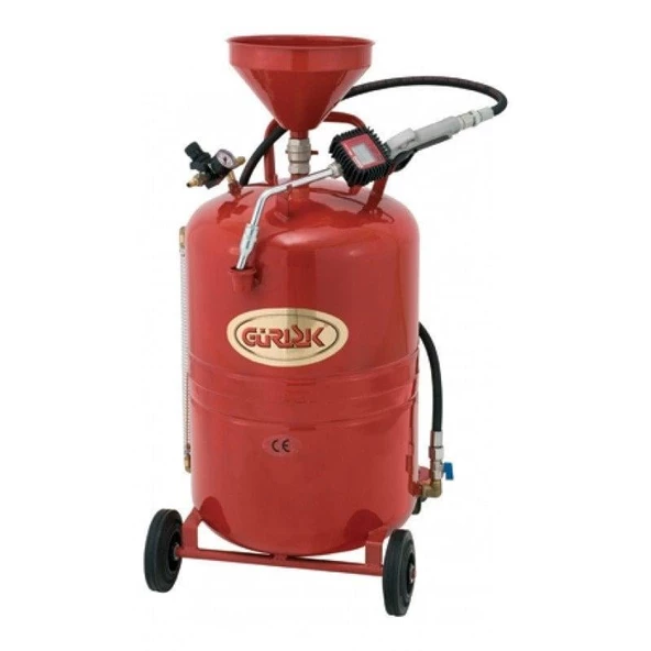Gürışık 209B-3/90S Havalı Yağ Basma Tankı Sayaçlı Tabancalı 100 lt. ürün görseli 1