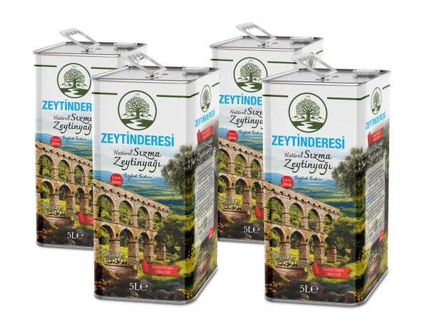 Zeytinderesi 20 Lt Natürel Sızma Soğuk Sıkım Zeytinyağları ürün görseli 1