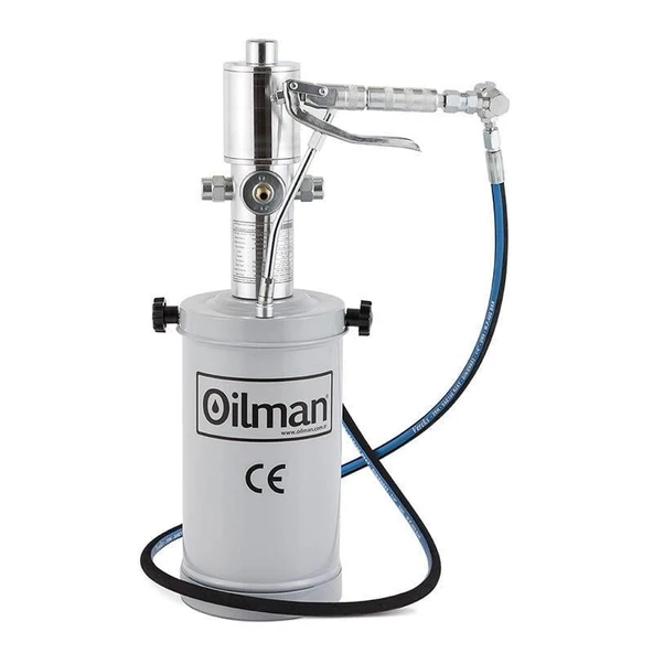 Oilman 809A-2/5 Havalı Gres Pompası Tabancalı 5 kg. ürün görseli 1