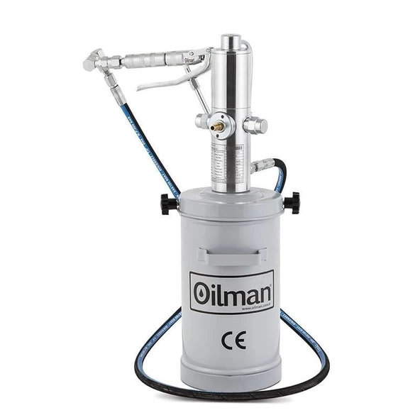 Oilman 802A-1/5 Havalı Gres Pompası Tabancalı 5 kg. ürün görseli 1