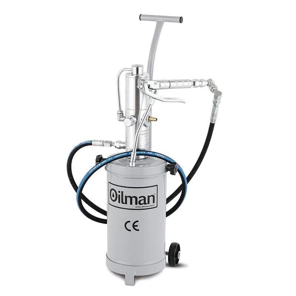 Oilman 803A-1/5T Havalı Gres Pompası Tabancalı, Tekerlekli 5 kg. ürün görseli 1