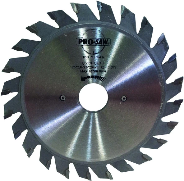 Pro-Saw Çizici-Çiftli Testere 125x20.0mm ürün görseli 1