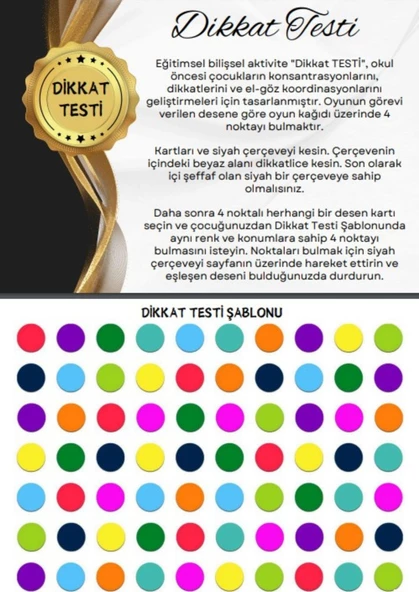 3-8 Yaş Dikkat Etkinlik Seti - Resim 3