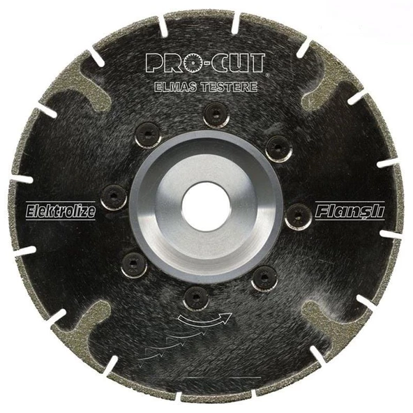 Pro-Cut 150 mm Flanşlı Elektrolize Granit Seramik Mermer Kesme Testeresi ürün görseli 1