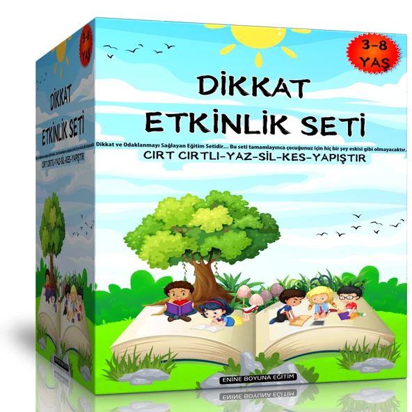 3-8 Yaş Dikkat Etkinlik Seti ürün görseli 1