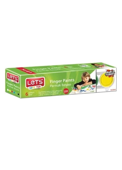 Lets L-5500 Parmak Boyası 25 Ml 6 Renk ürün görseli 1