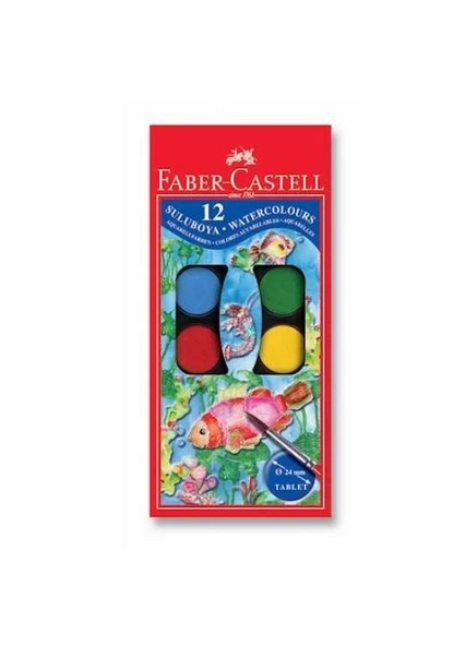 Faber Castell Suluboya Redline 12Li ürün görseli 1