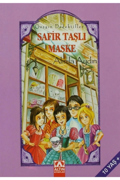 Safir Taşlı Maske Altın Kitaplar ürün görseli 1