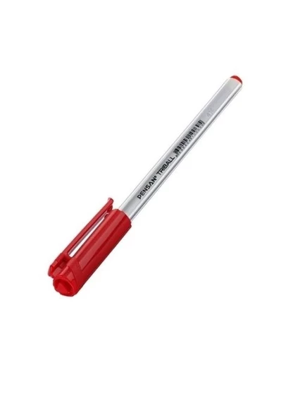 Pensan Tükenmez Kalem Triball 1.0 MM Bilye Uç Kırmızı ürün görseli 1