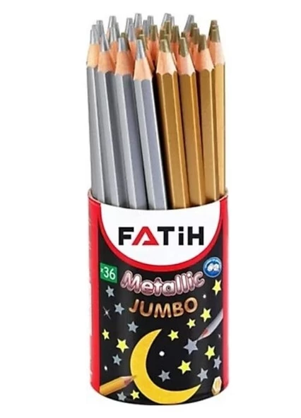 Fatih Jumbo Boya Kalemi Metalik Altın 3 ürün görseli 1