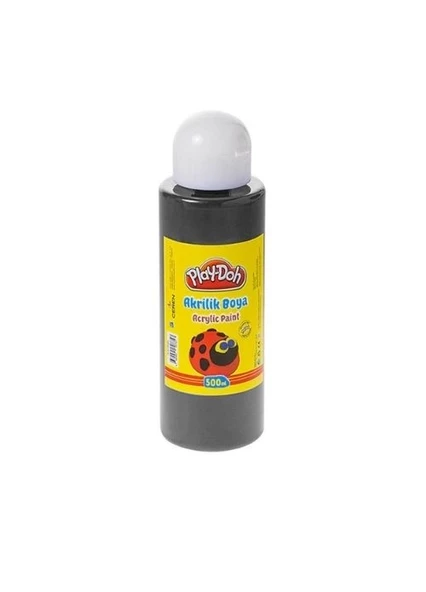 PLAY DO AKRİLİK BOYA 500 ML SİYAH ürün görseli 1