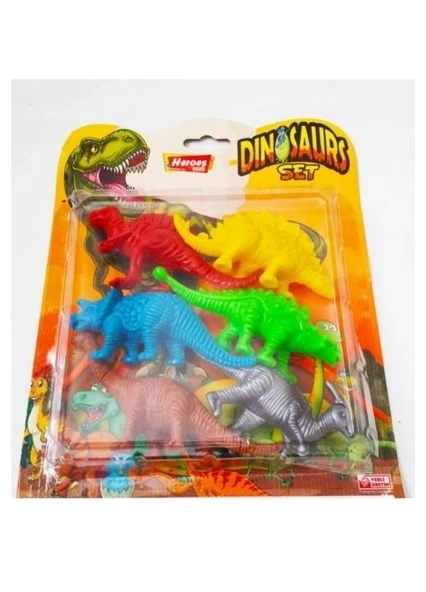 JEROES TOYS 6 LI DİNAZOR SETİ ürün görseli 1