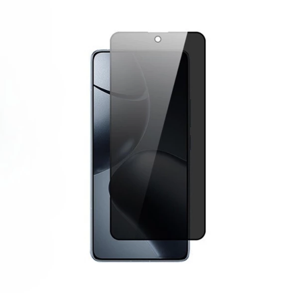 Gpack Xiaomi 14T Pro Ekran Koruyucu Temperli Privacy New 5D Siyah ürün görseli 1