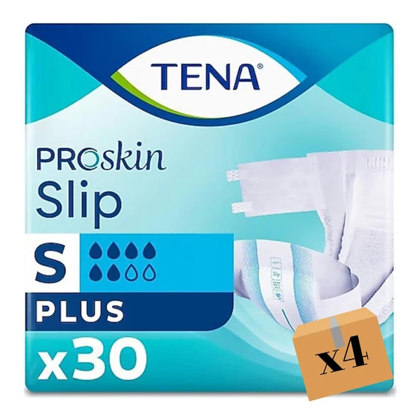 Tena Proskin Slip Plus Belbantlı Küçük Boy S 30'lu 4 Adet Hasta Bezi ürün görseli 1