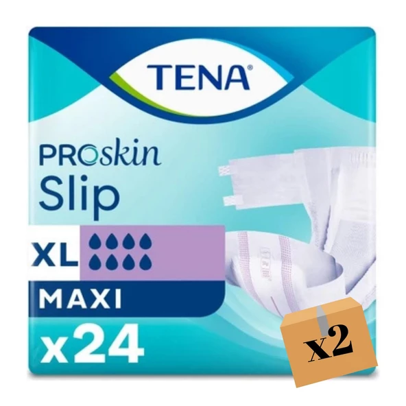 Tena Proskin Slip Maxi Belbantlı Hasta Bezi XL-Extra Large Beden 48 Adet ürün görseli 1
