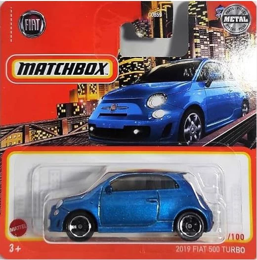 Matchbox Tekli Arabalar 2019 Fiat 500 Turbo HFR65 ürün görseli 1