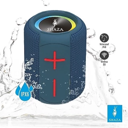 Shaza Taşınabilir Bluetooth Hoparlör Ipx6 Suya Dayanıklı - 6W Ses Çıkışı Mavi ürün görseli 1