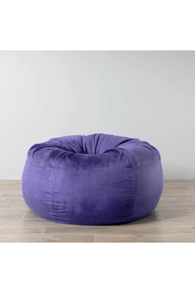 GOOD NİGHT 12 Renk Gök kuşağı Puf Armut Koltuk 100x100x50cm ürün görseli 1