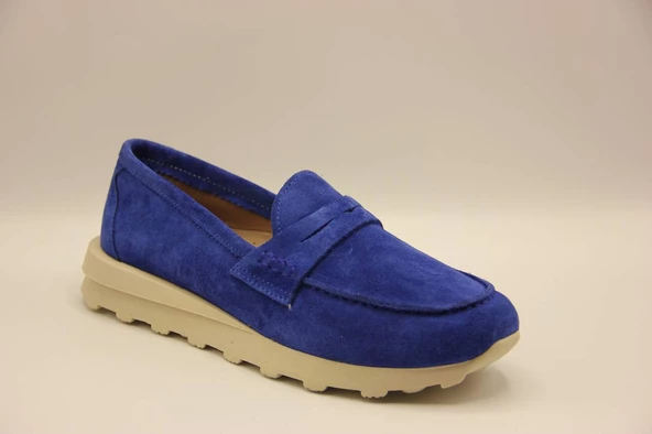 Kadın Günlük Loafer Mavi ayakkabı ürün görseli 1