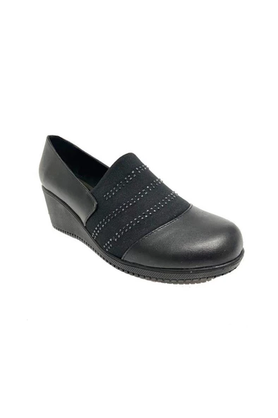 Sdf D-08 Deri Trend Fashion Dolgu Topuklu Kadın Ayakkabı ürün görseli 1