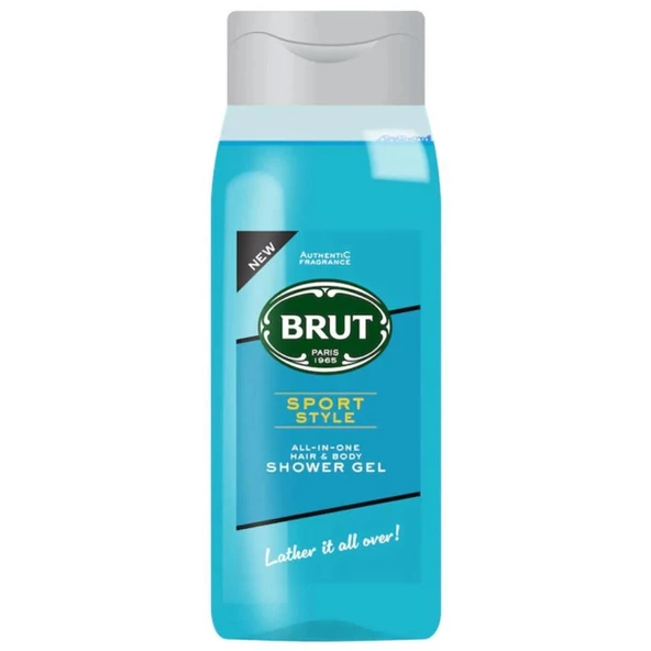 Brut Sport Style All-In-One Hair & Body Shower Gel - 500ml ürün görseli 1