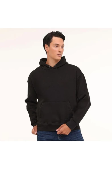 Lumberjack MB ROS 17HS109 4PR 101813171 Erkek Sweatshirt Siyah S-XXL ürün görseli 1