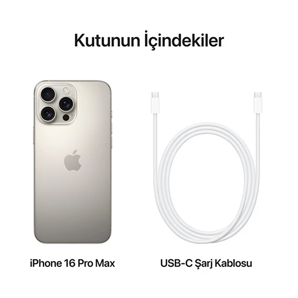İphone 16 Pro Max 512Gb - Natürel - Resim 3