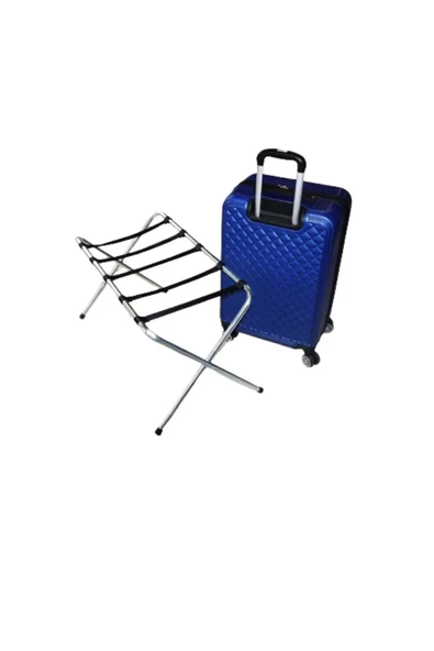 Home Dzgn Home Metal Valizlik Katlanır Bavulluk Otel Tipi Valiz Sehpası ürün görseli 1