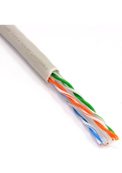 HYTECH HY-CAT600 305 MT UTP CAT6 GRI ürün görseli 1