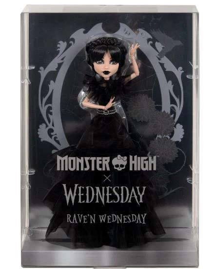 MONSTER HIGH WEDNESDAY RAVE' N WEDNESDAY BALO HXJ03 ürün görseli 1