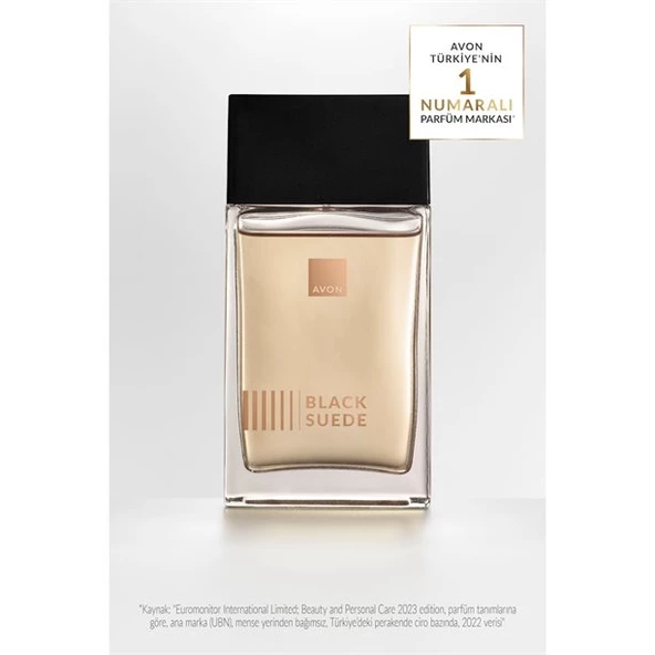 Avon Black Suede Edt 100 ml Erkek Parfümü ürün görseli 1