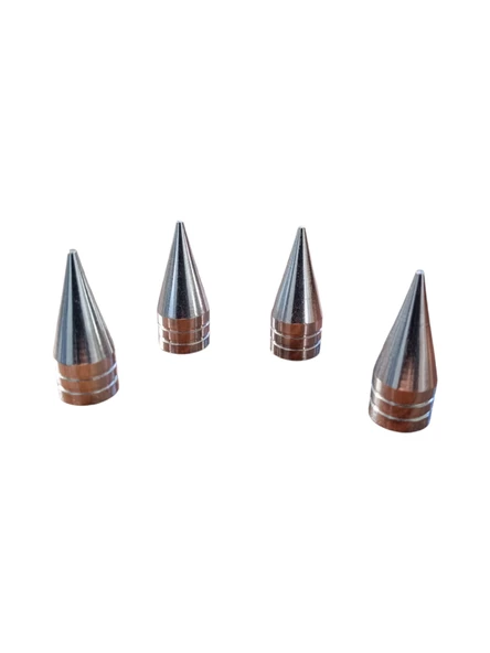 Alüminyum Sivri Sibop Kapağı Krom ı 4'lü 32mm ürün görseli 1