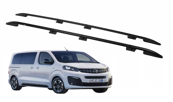 ZAFIRA UZUN ŞASE TAVAN ÇITASI SİYAH 2019 2020 2021 2022 2023 2024 ürün görseli 1