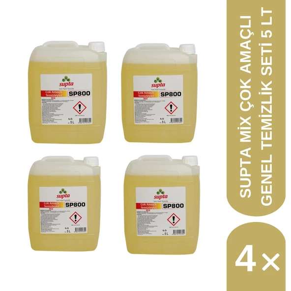 Supta Mix 5 Lt 4'lü Set ürün görseli 1