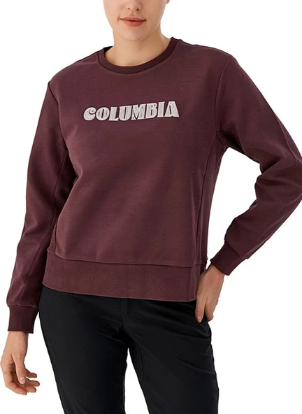 Columbia Csc W Columbia Embroidery Crewneck Kadın Sweatshirt CS0384 ürün görseli 1
