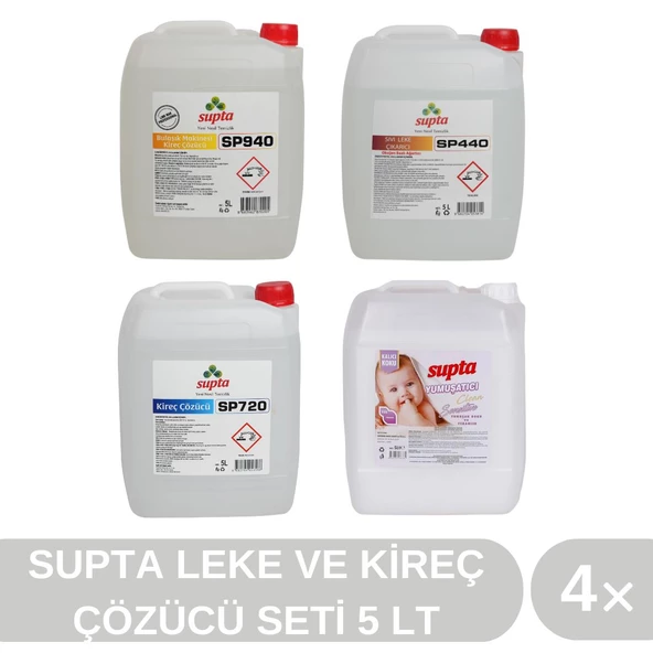 Supta Leke ve Kireç Çözücü Seti 5 LT ürün görseli 1