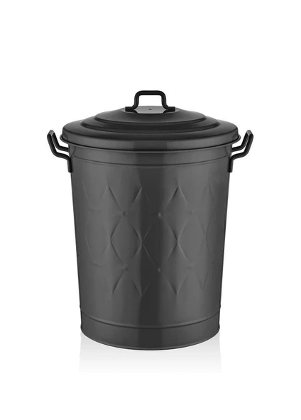 THE MİA PRİZMA ÇÖP KOVASI SİYAH 49 CM ürün görseli 1